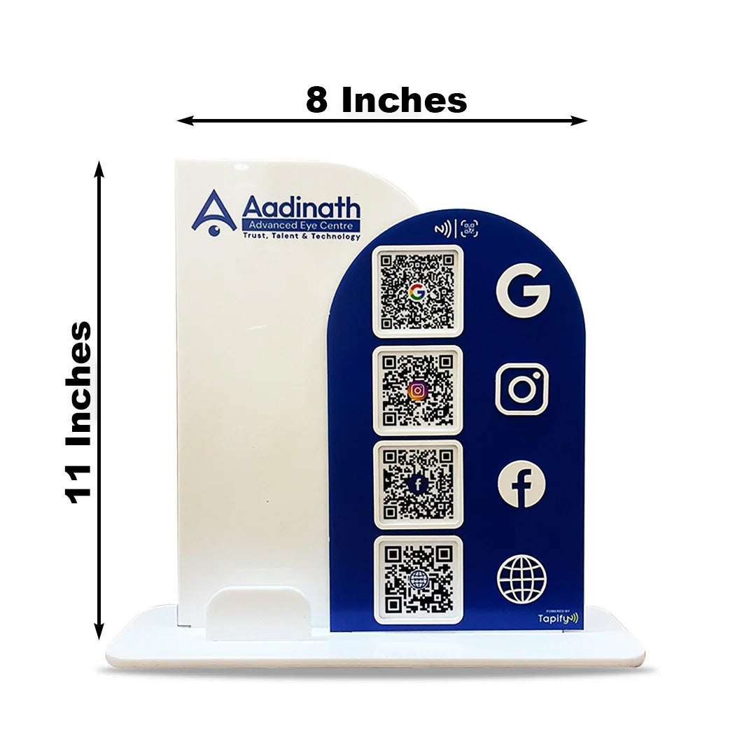 Premium Arch Shaped Smart NFC 4-in-1 in Cutout ( With card Holder )