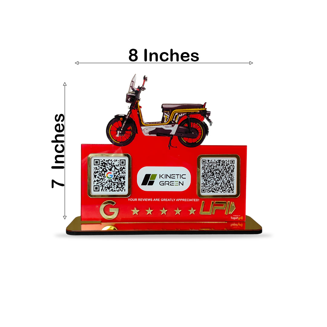 Eco Ride Logo Cutout Edition - Smart NFC 2-in-1 Table Top Standee