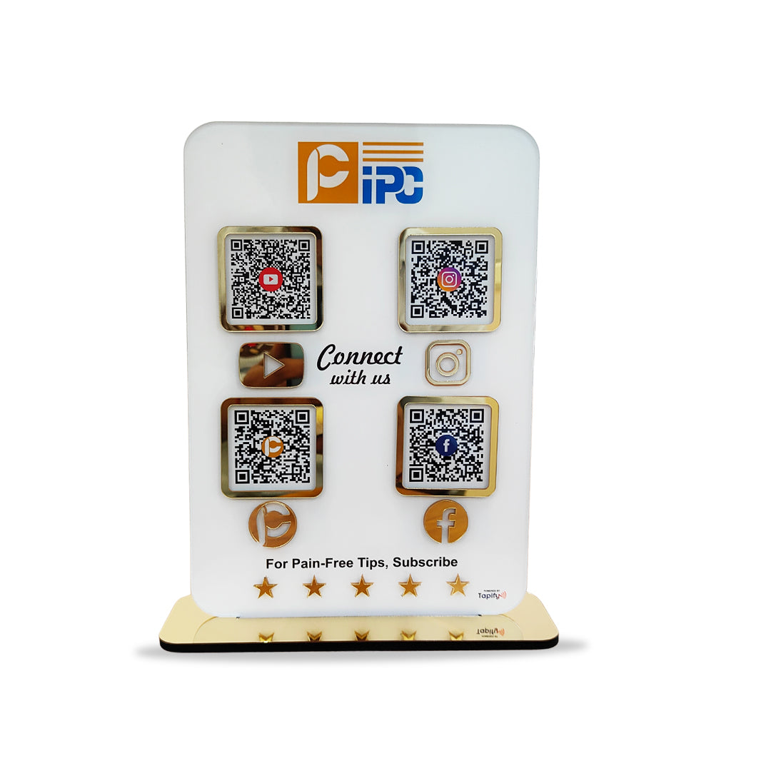 Smart NFC 4-in-1 Standee - Text Icon Edition - Elite