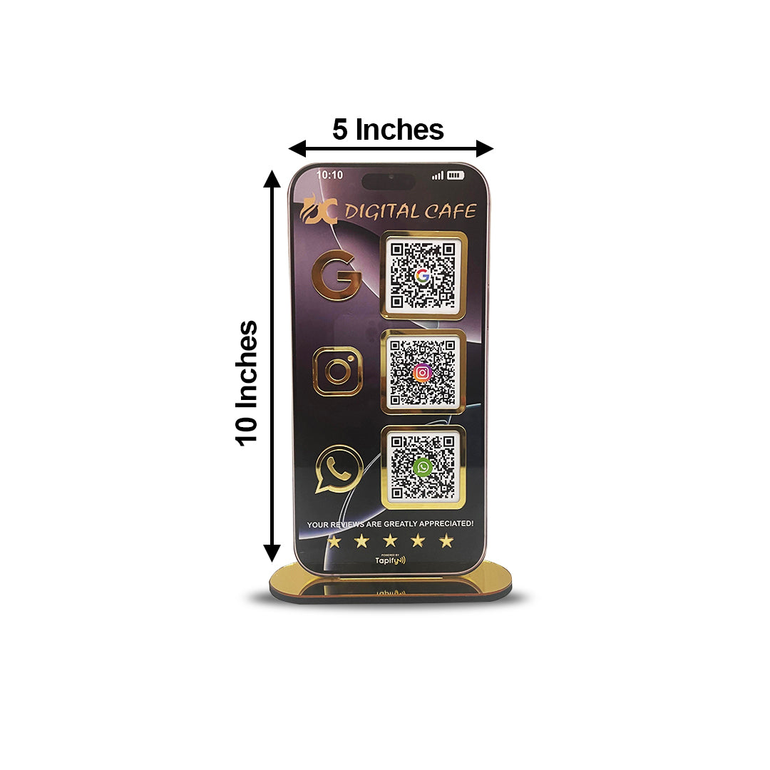 iPhone Mobile Shape Smart NFC 3-in-1 Tabletop Standee