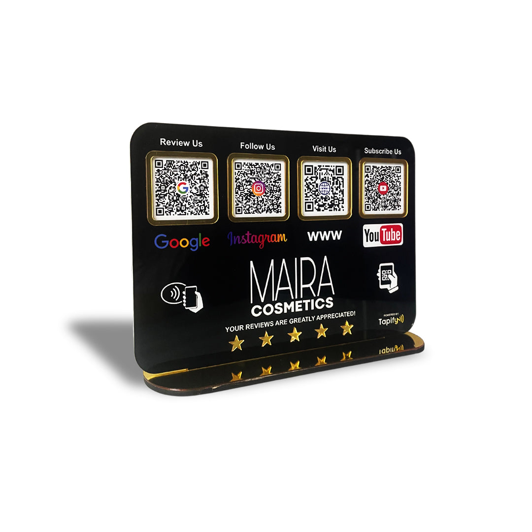 Devil Black Series - Smart NFC 4-in-1 Standee - Text Icon Edition