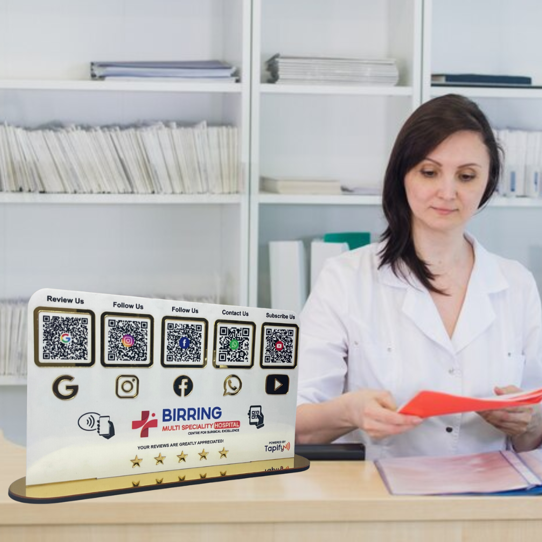 Smart NFC 5-in-1 Table Top Standee