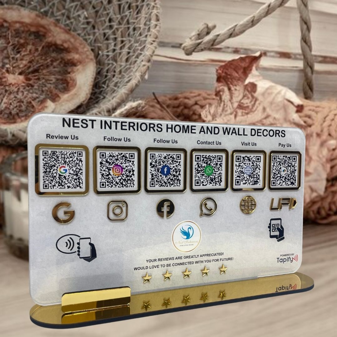 Smart NFC 6-in-1 Table Top Standee