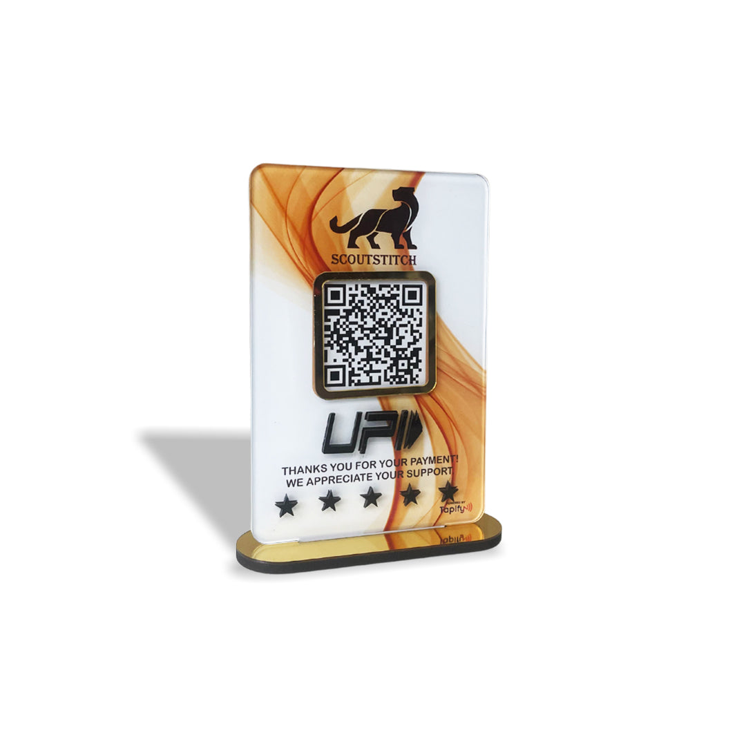 Smart NFC 1 QR Table Top Standee