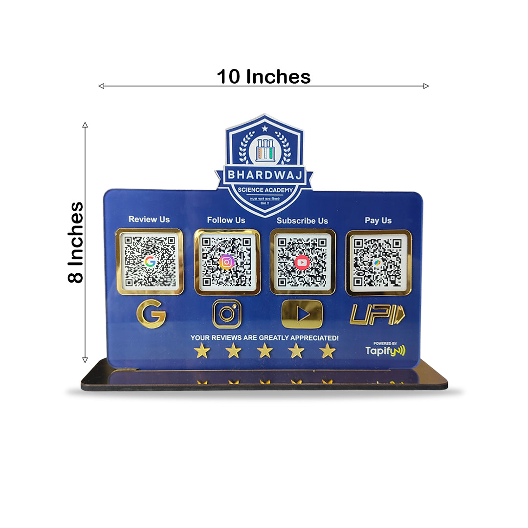 Logo Cutout Shaped - Smart NFC 4-in-1 Standee With 3D logo Cutout