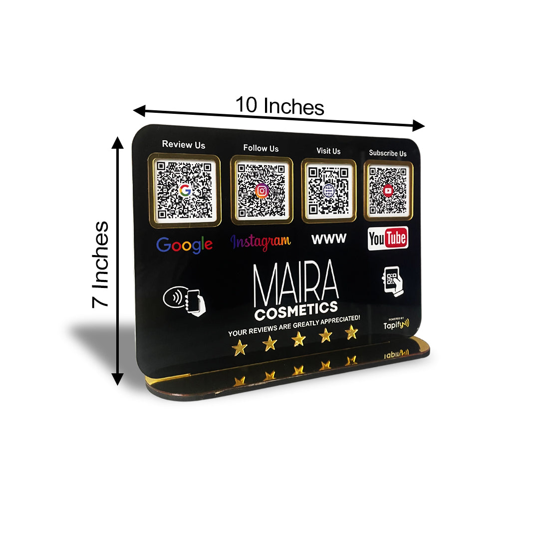 Devil Black Series - Smart NFC 4-in-1 Standee - Text Icon Edition