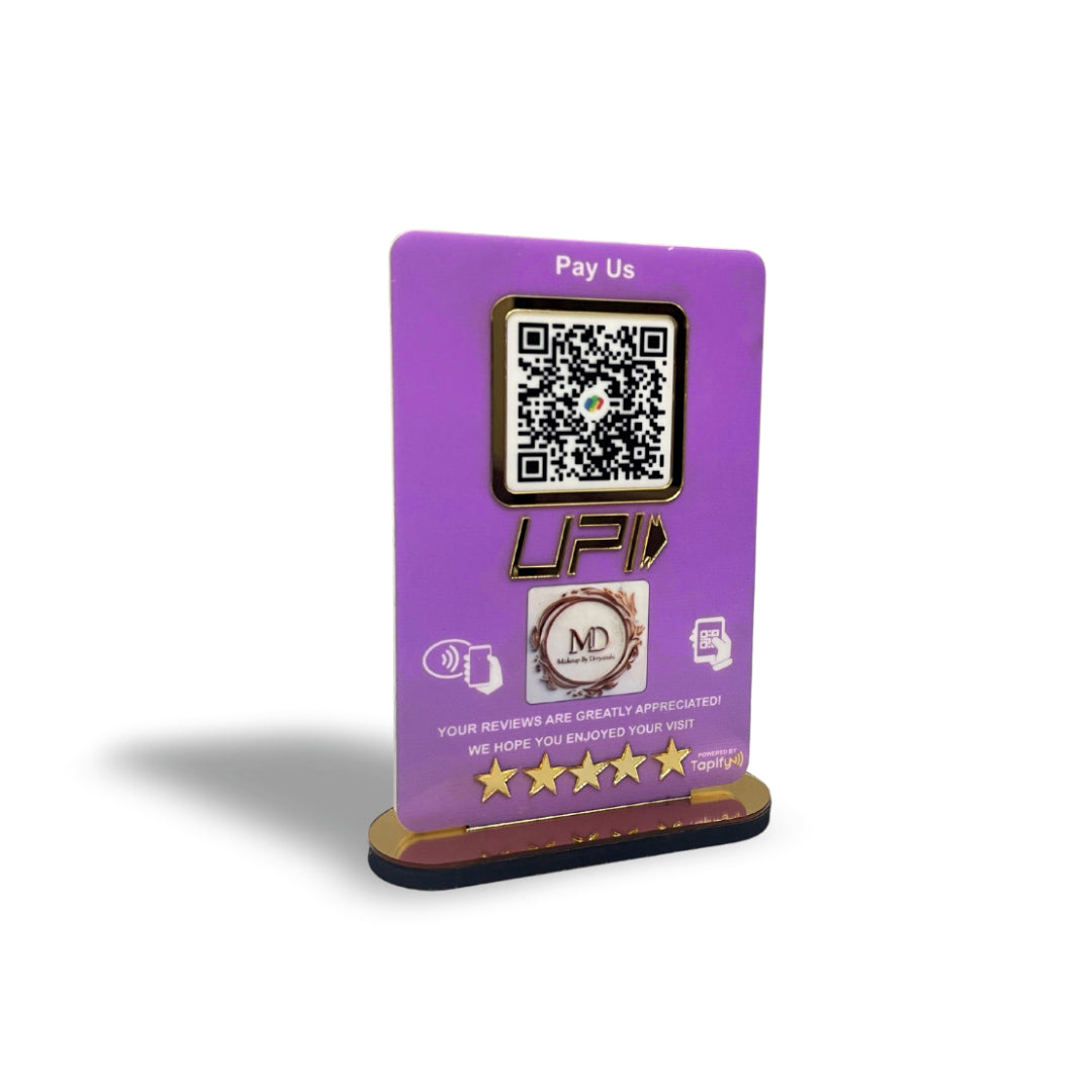 Smart NFC 1 QR Table Top Standee