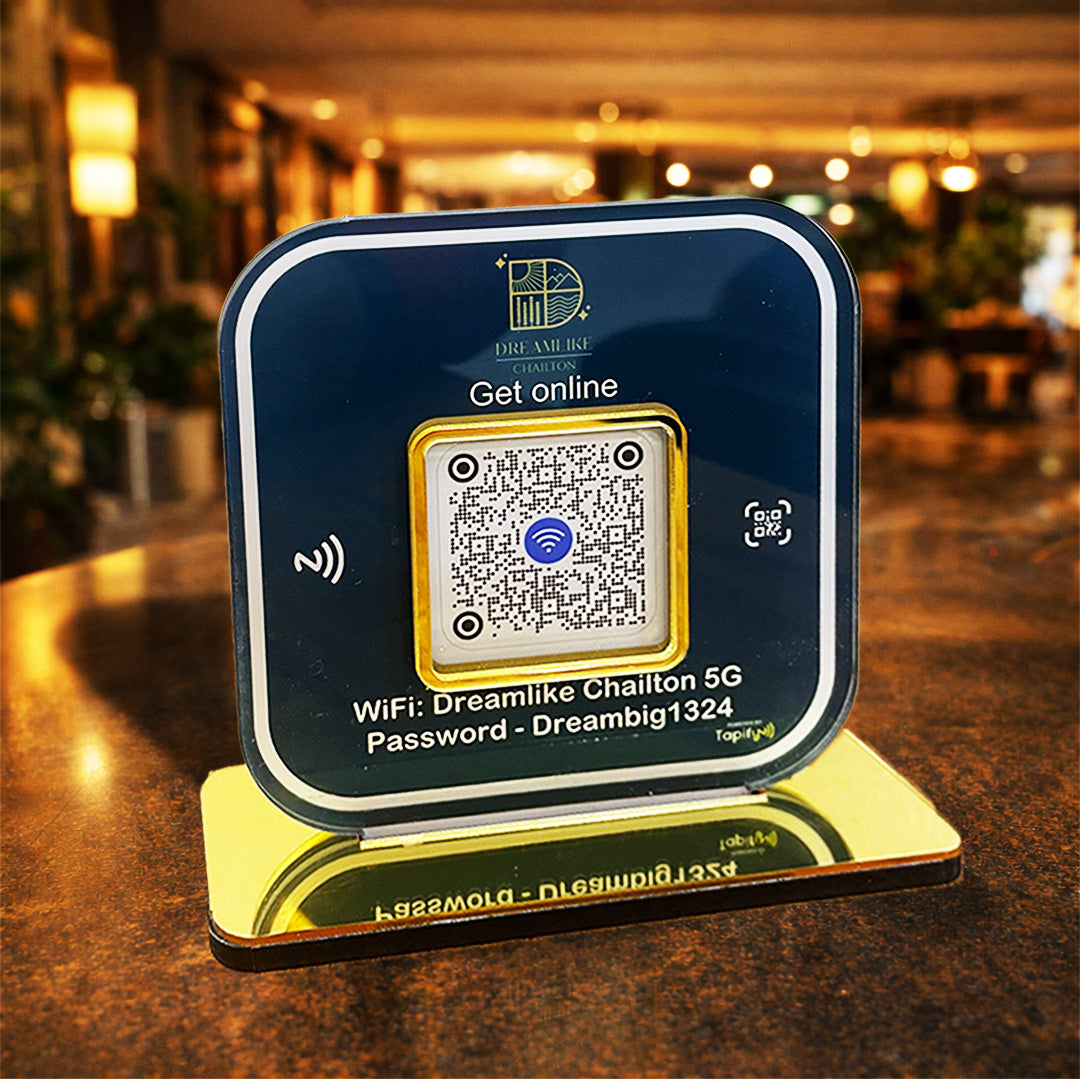 Tapify Mini Smart NFC – Wifi QR Standee
