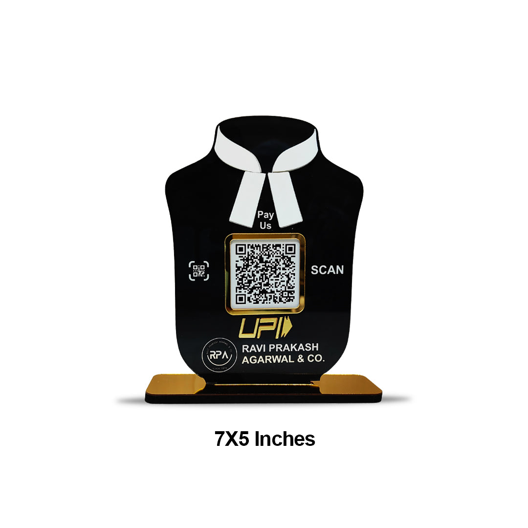 Smart NFC 1 QR Table Top Standee for Advocates | Lawyers