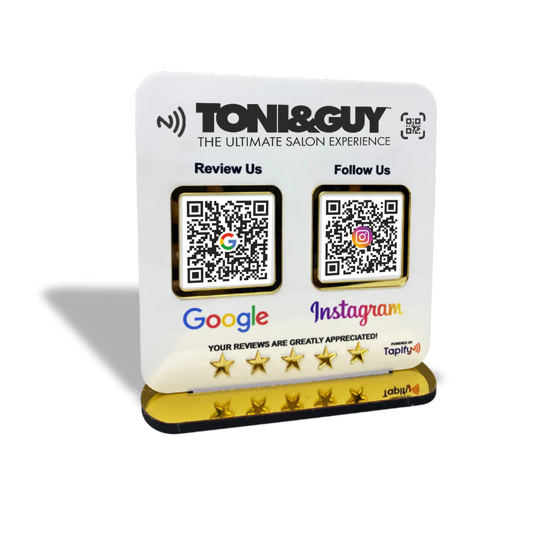 Smart NFC 2-in-1 Table Top Standee - Text Edition