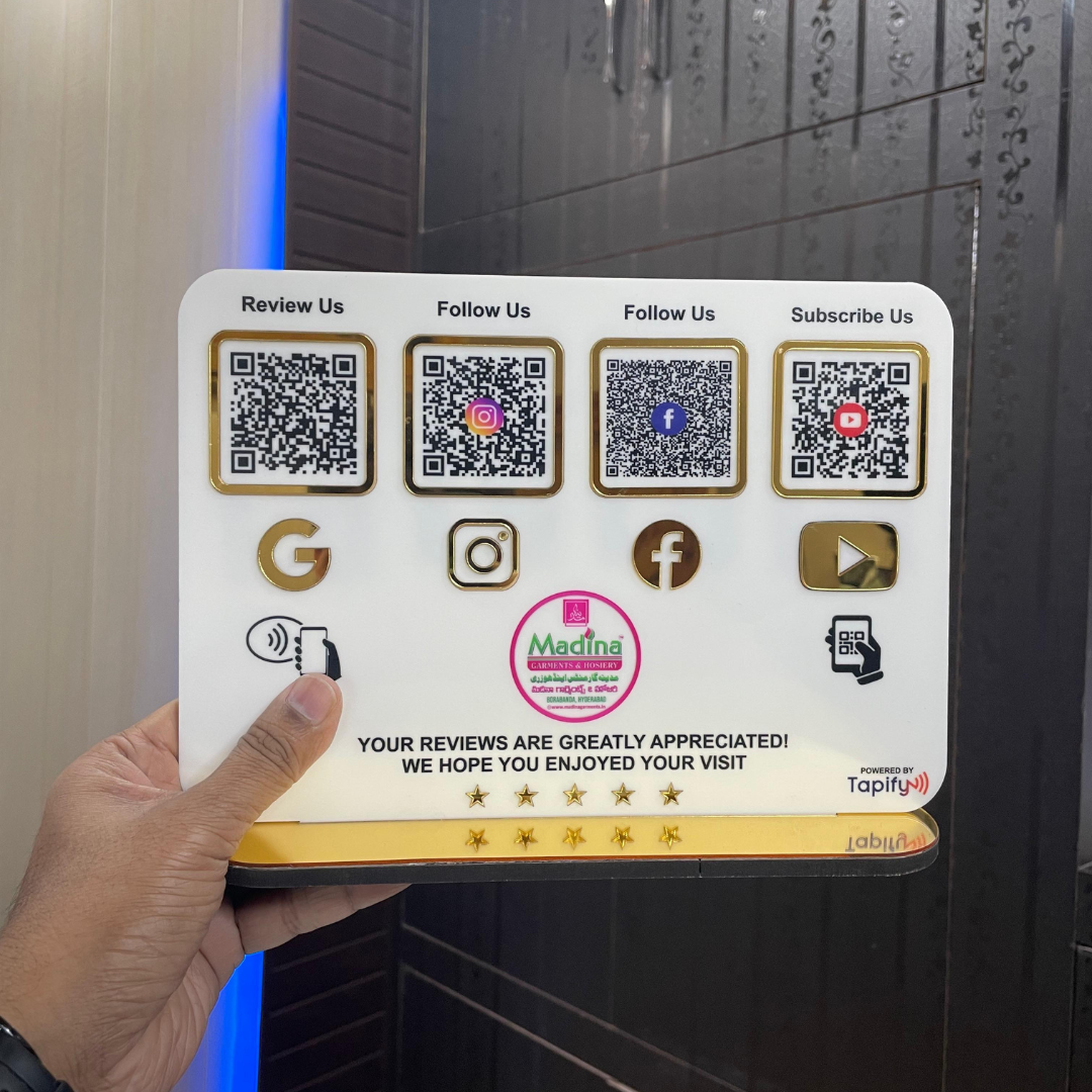 Smart NFC 4-in-1 Table Top Standee - Icon Edition