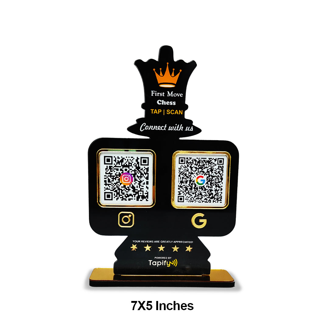 Chess Shaped - Smart NFC 2-in-1 Standee