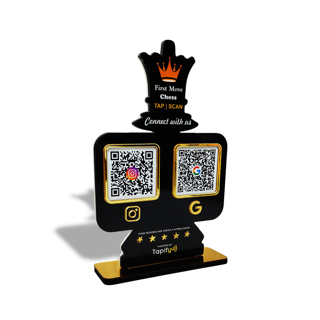 Chess Shaped - Smart NFC 2-in-1 Standee