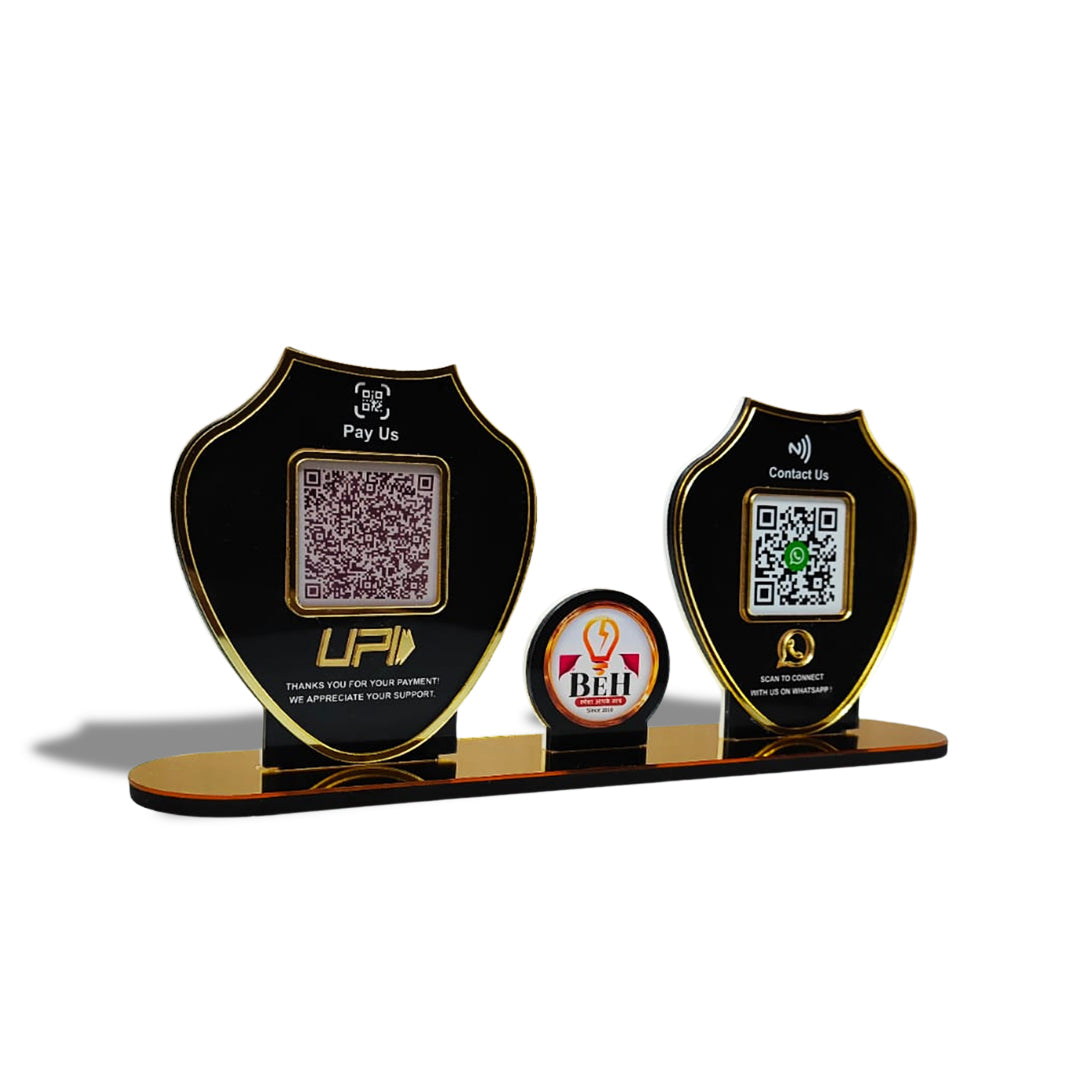 Smart NFC 2-in-1 Tabletop Standee for Jewelry Stores