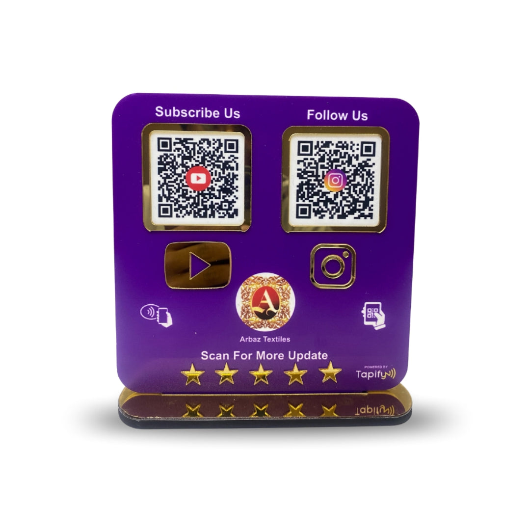 Smart NFC 2-in-1 Table Top Standee - Icon Edition