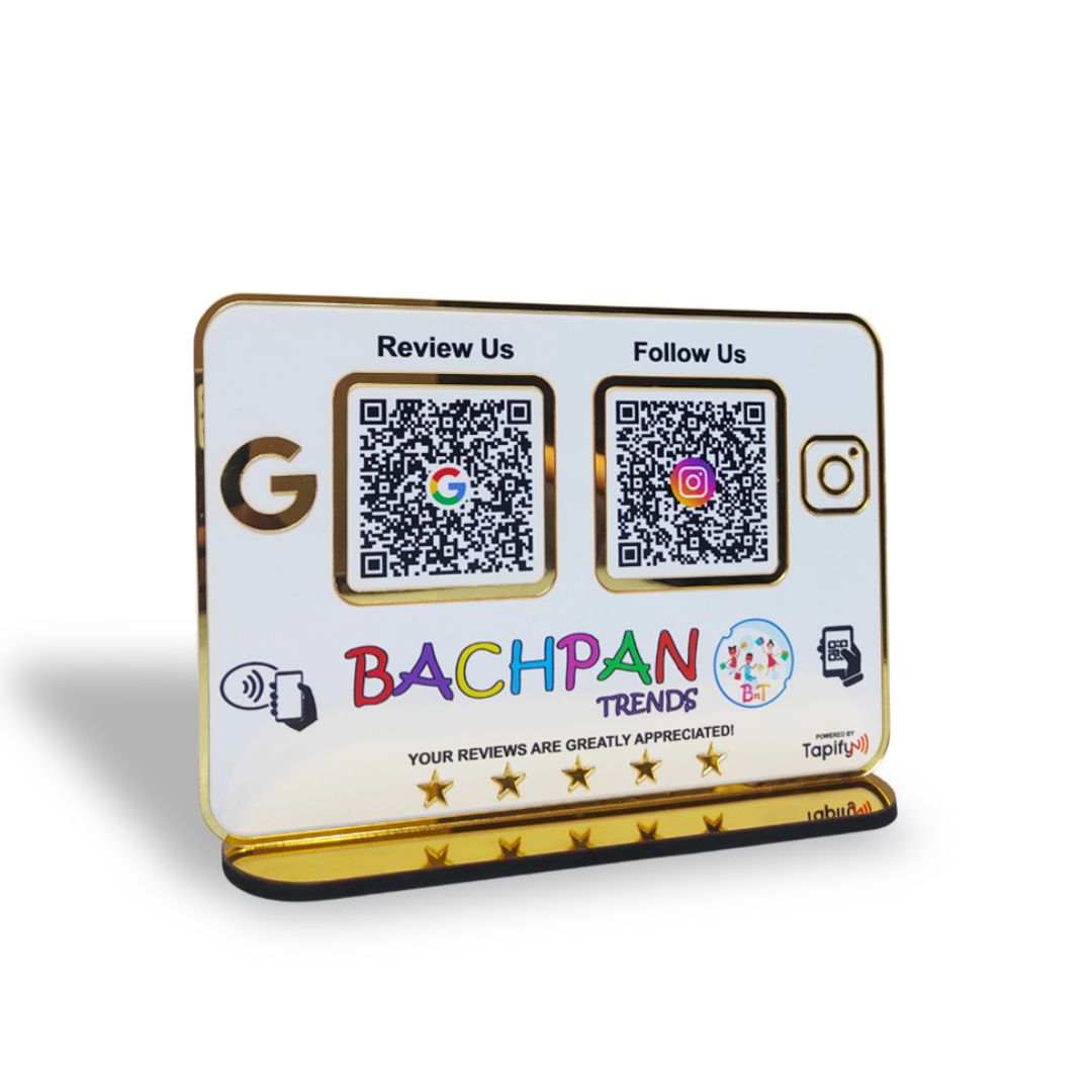 Smart NFC 2-in-1 Big Display Standee