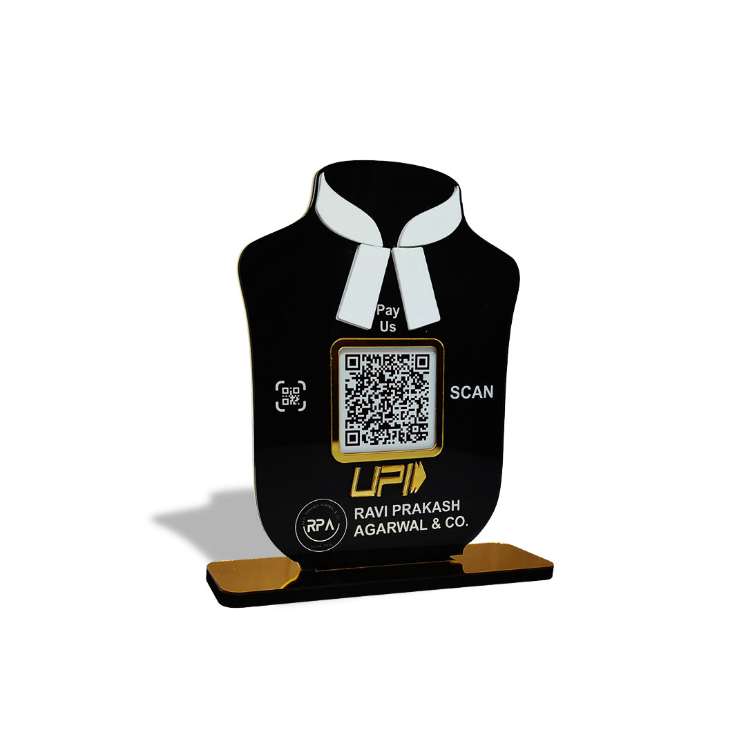 Smart NFC 1 QR Table Top Standee for Advocates | Lawyers