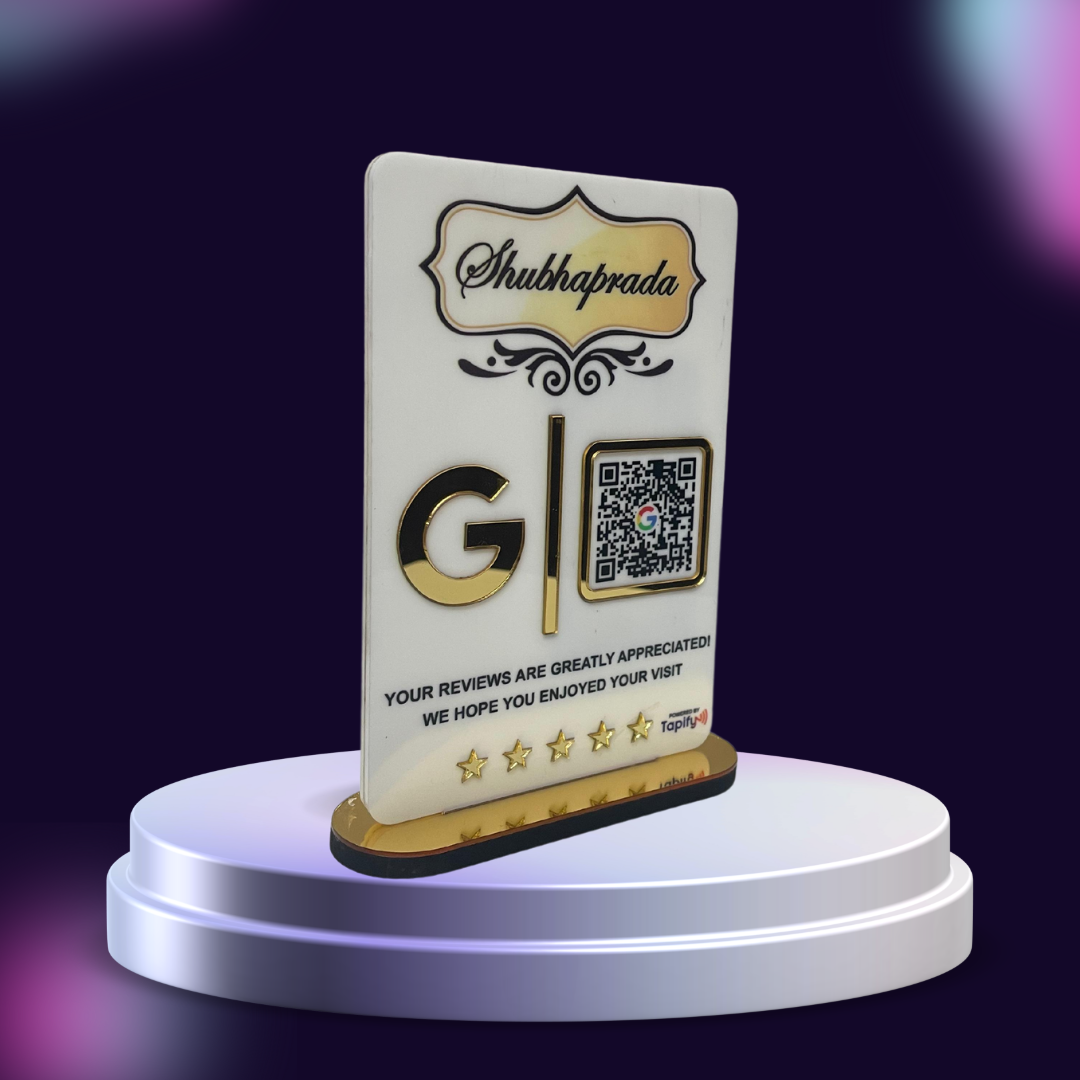 Smart NFC 1 QR Table Top Standee