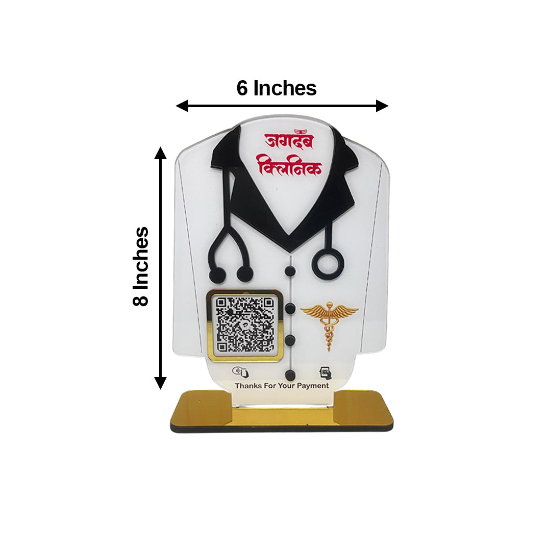 Doctor Edition - Smart NFC Single QR Standee