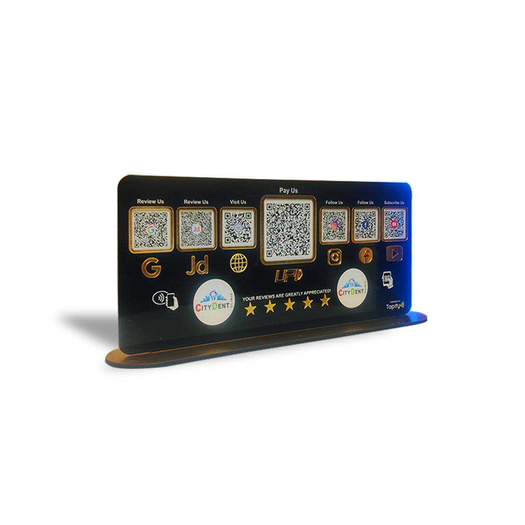 Smart NFC 7-in-1 Table Top Standee