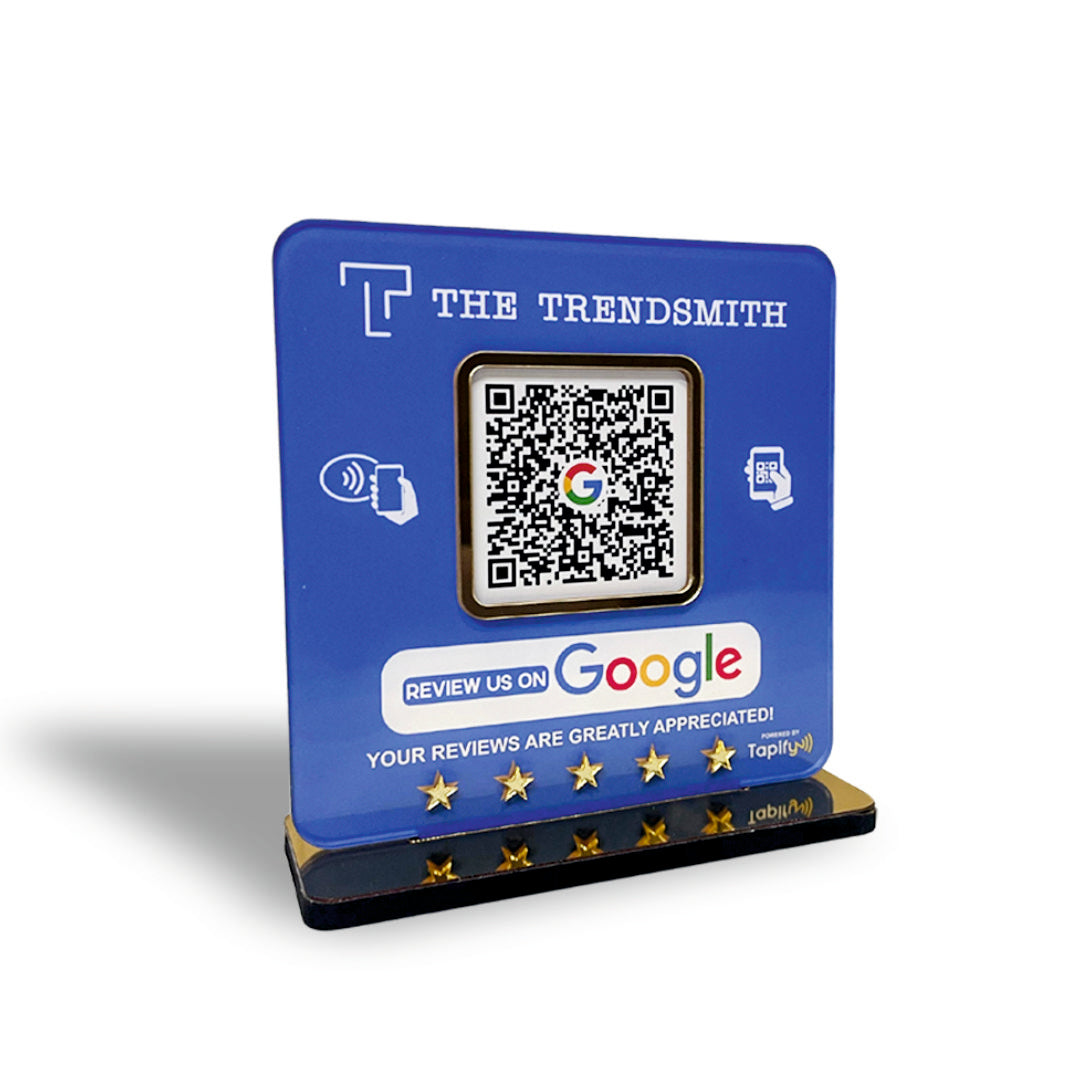 Google Review - Smart NFC 1 QR Table Top Standee - Elite