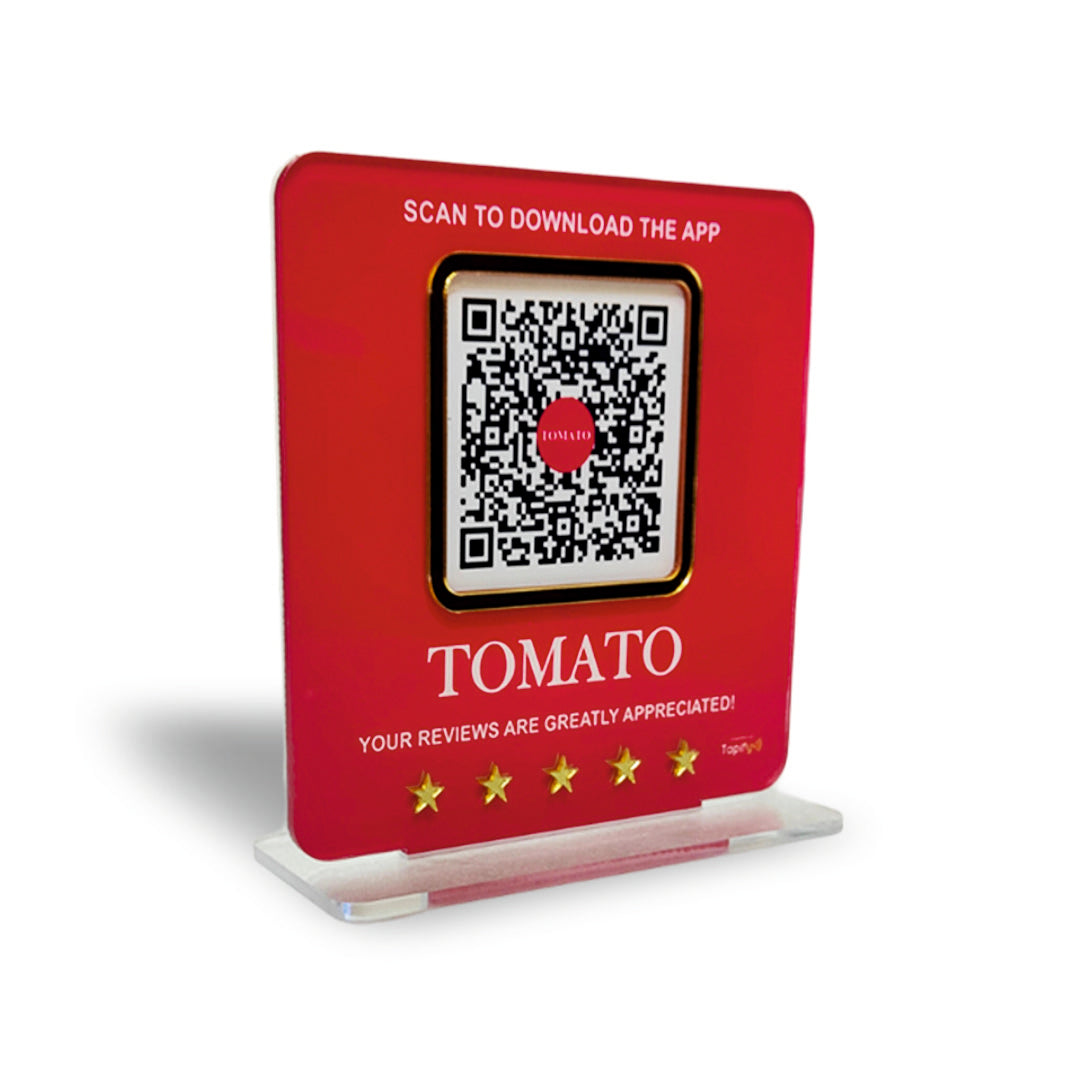 Google Review - Smart NFC 1 QR Table Top Standee - Elite