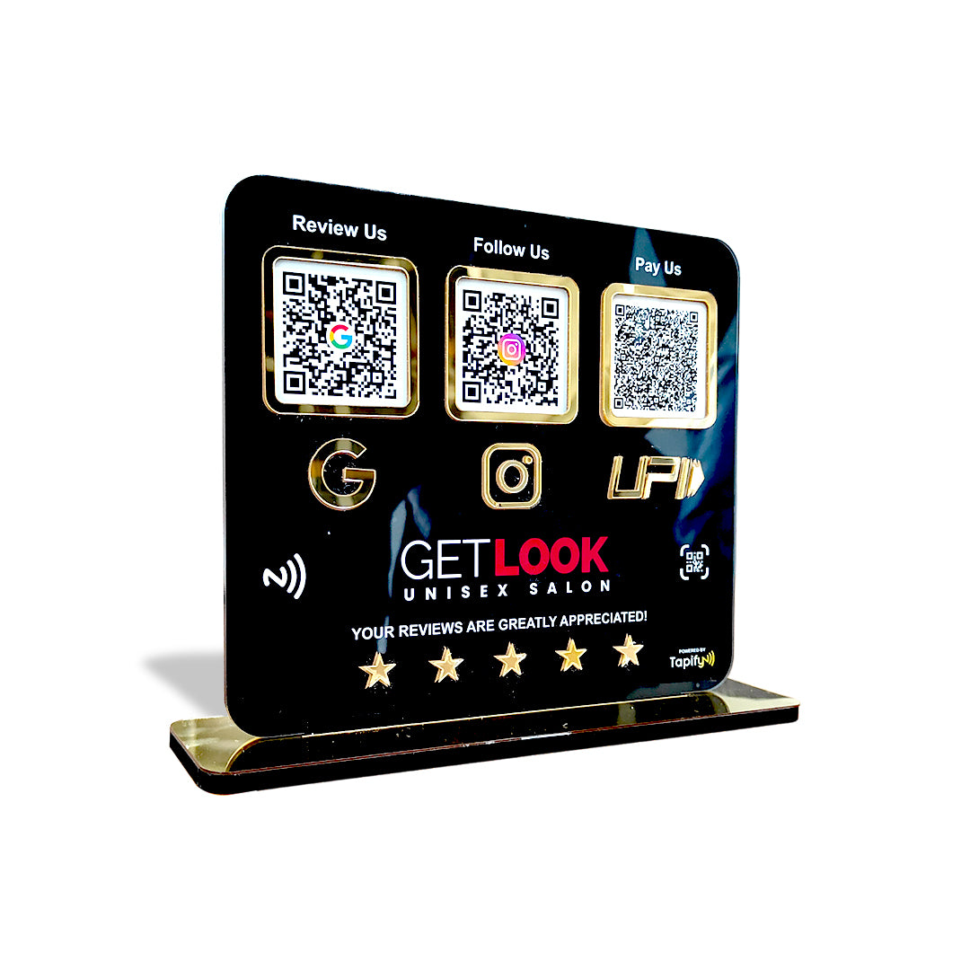 Smart NFC 3-in-1 Table Top Standee - Icon Edition