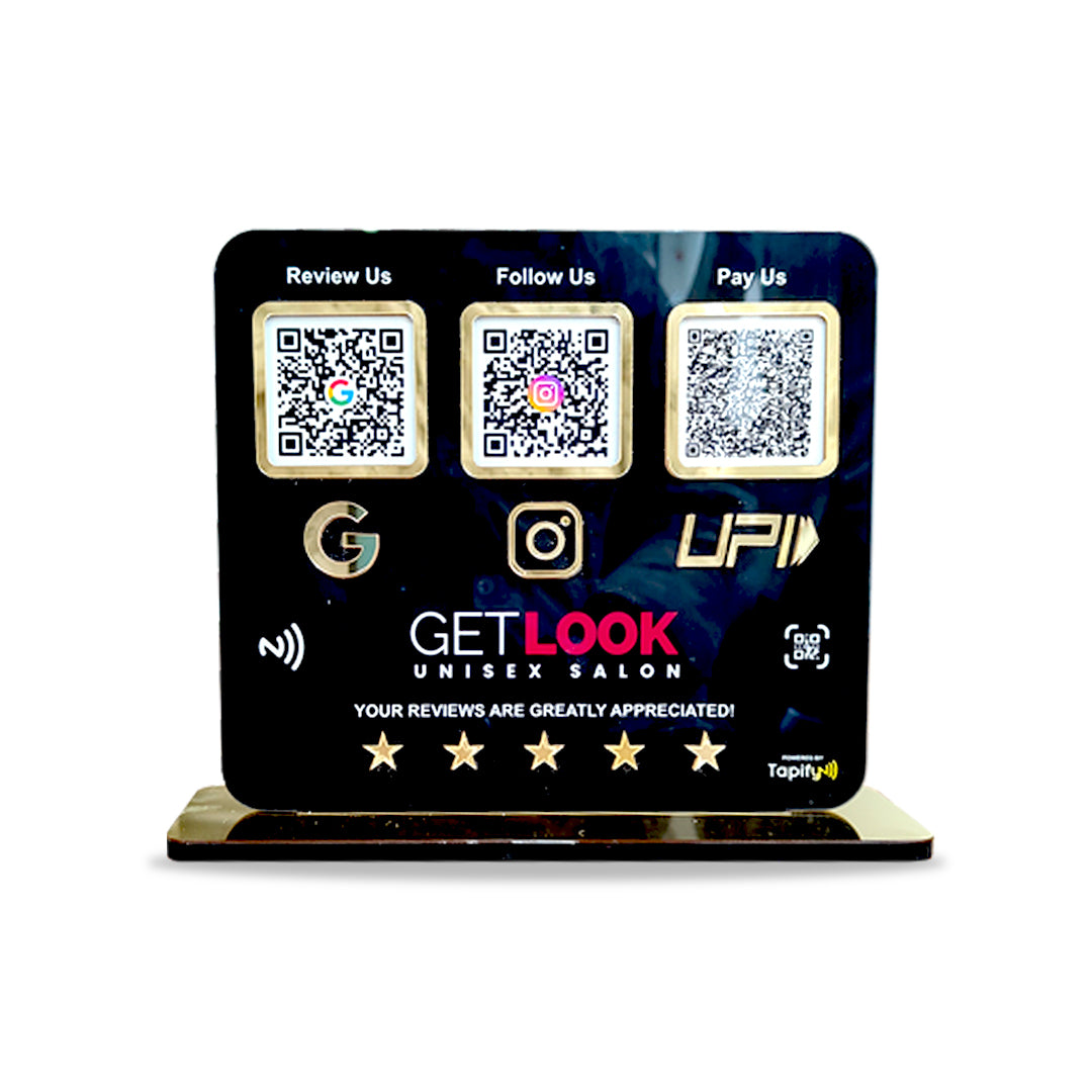 Smart NFC 3-in-1 Table Top Standee - Icon Edition