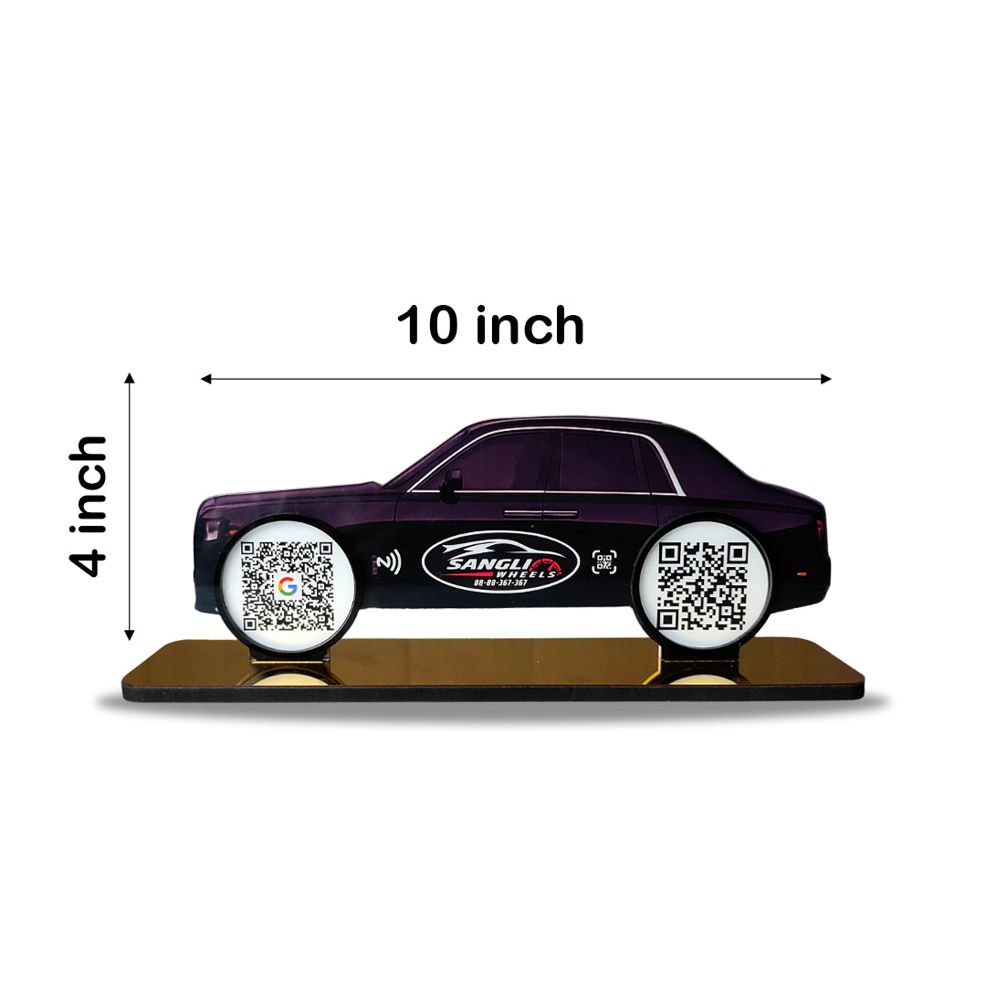 Rolls-Royce Car Shaped Smart NFC 2-in-1 Tabletop Standee