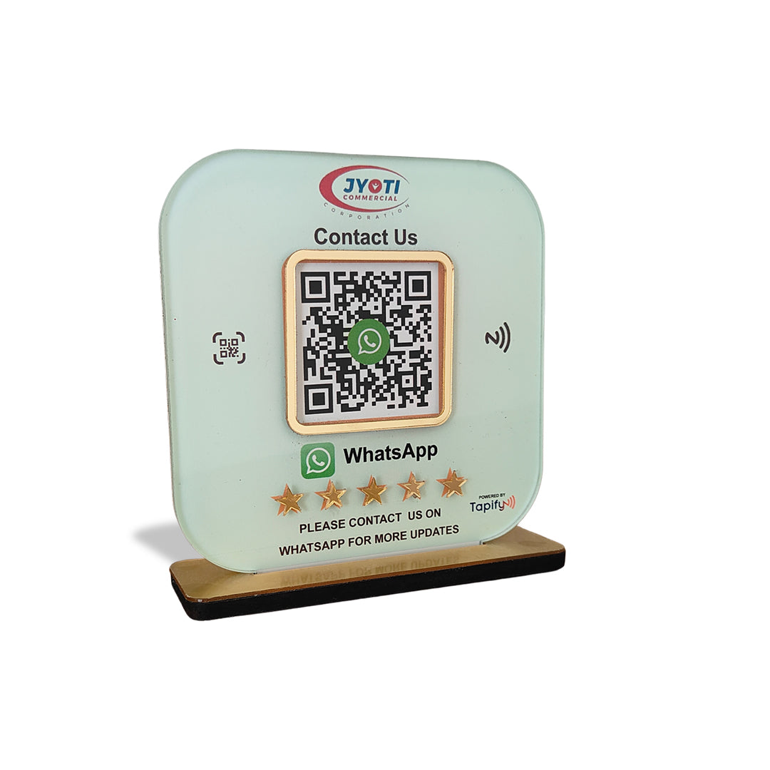 Tapify Mini – Whatsapp Standee (Fixed Design, Your Link Added)