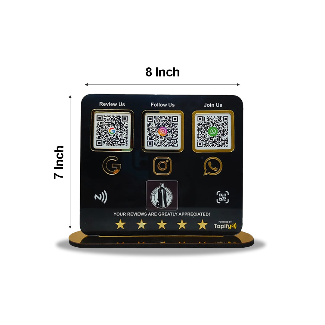 Smart NFC 3-in-1 Table Top Standee - Icon Edition