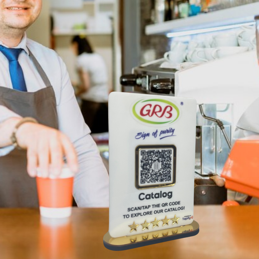 Smart NFC 1 QR Table Top Standee