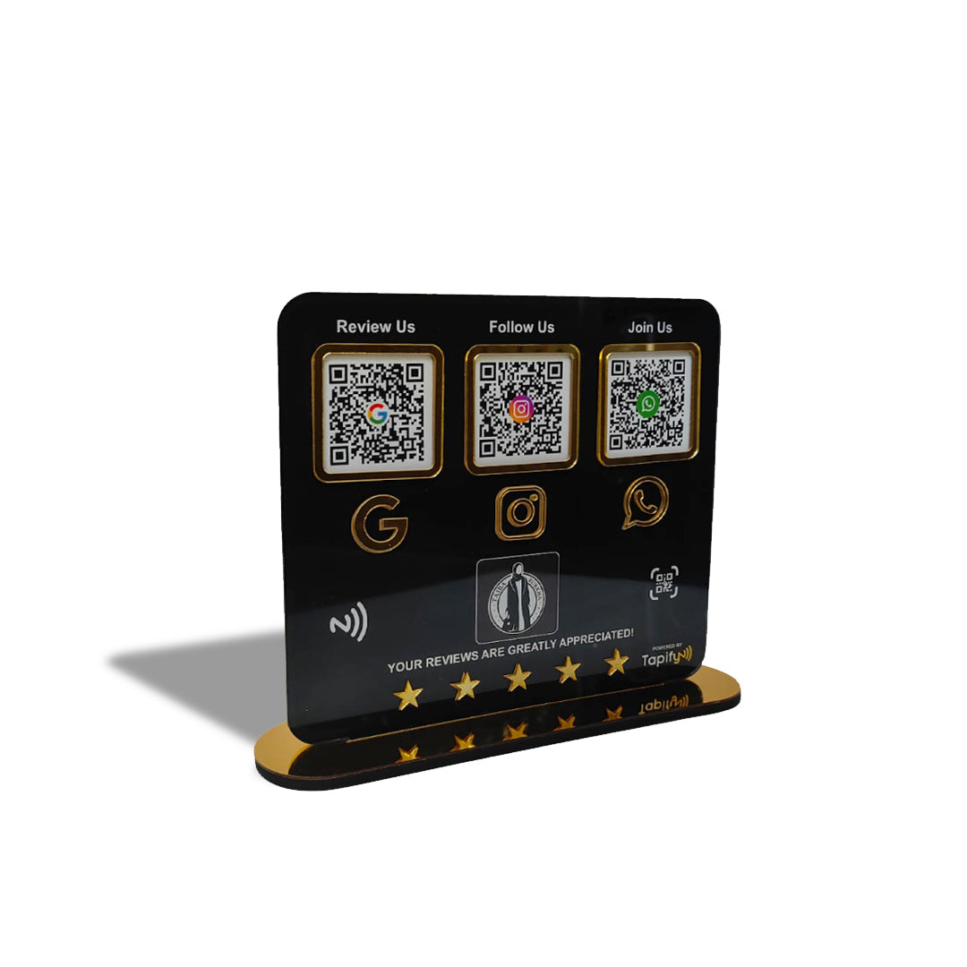 Smart NFC 3-in-1 Table Top Standee - Icon Edition