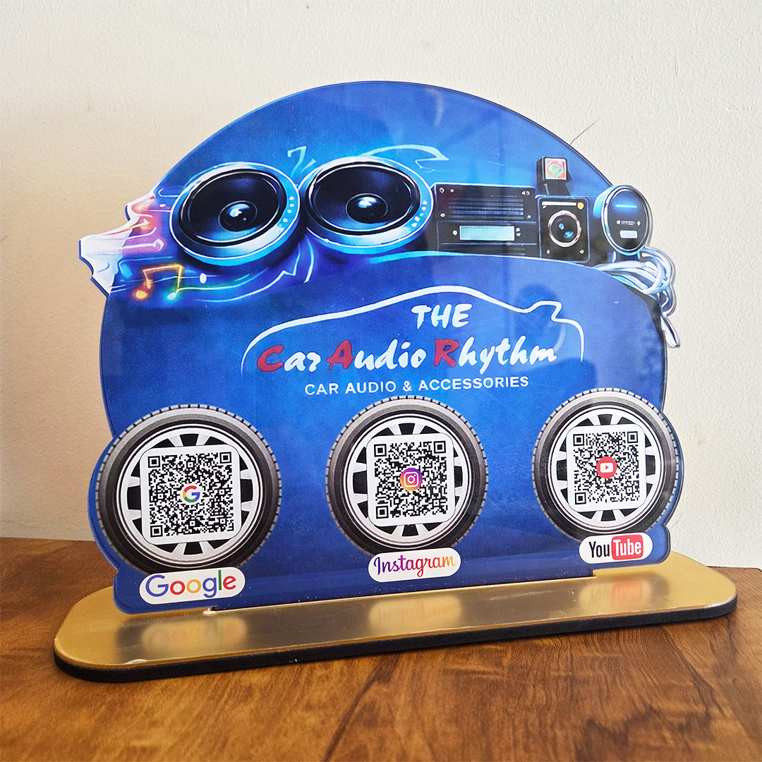 Car Accessories Shaped Smart NFC 3-in-1 Tabletop Standee