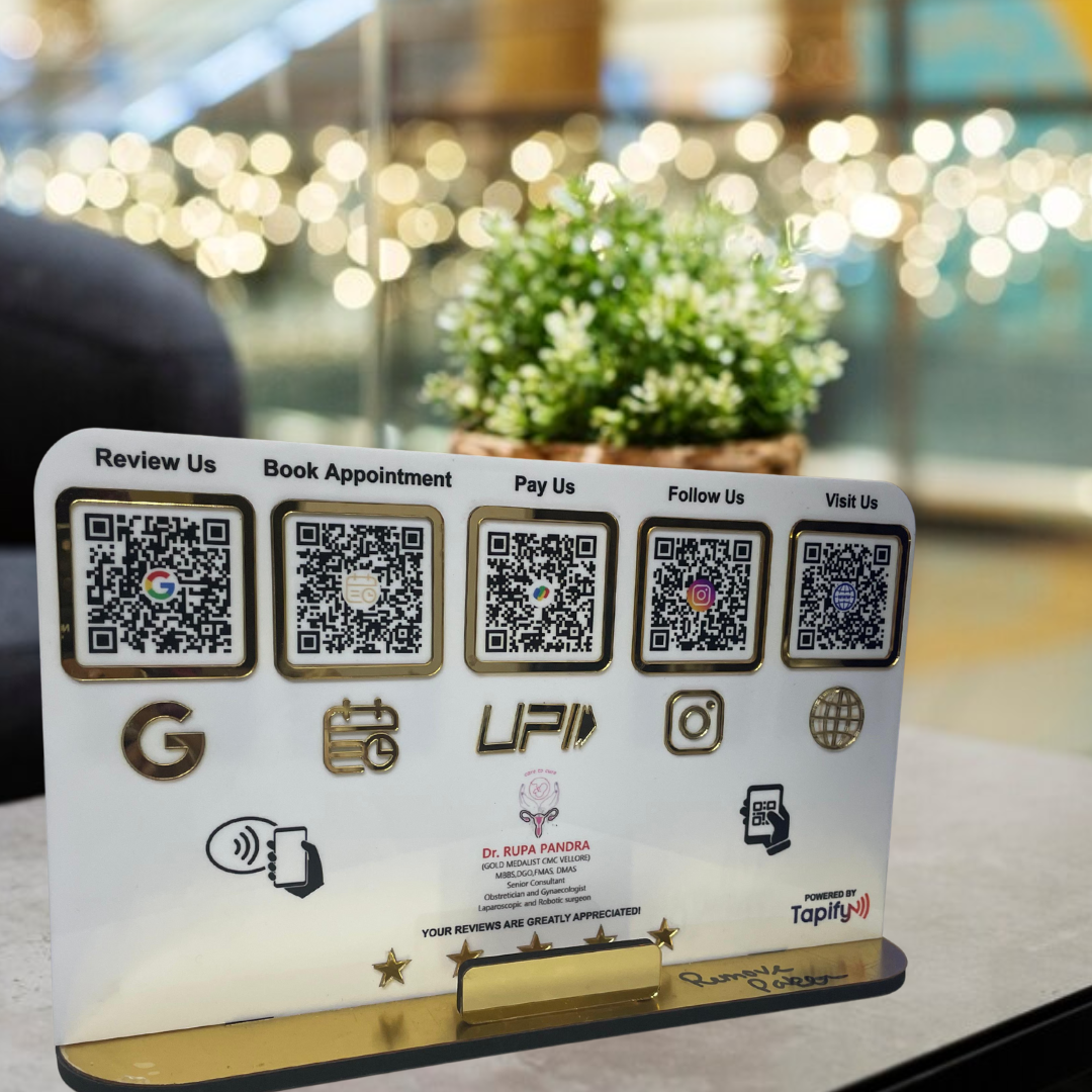 Smart NFC 5-in-1 Table Top Standee