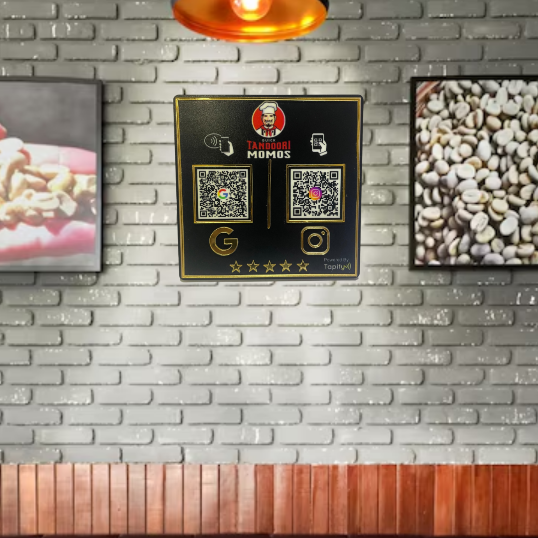 Smart NFC 2-in-1 Plate | Stick To Any Surface | Without Stand