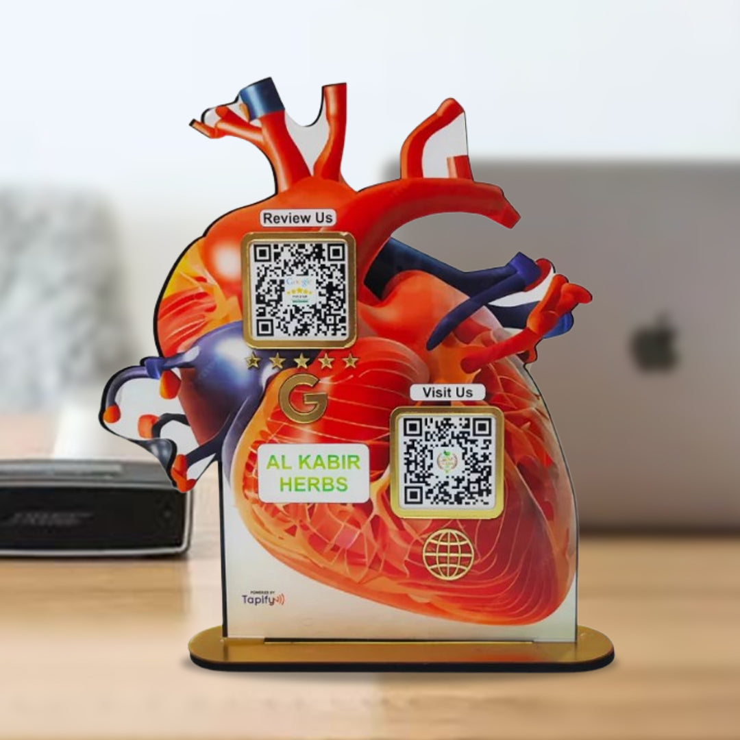 Heart Shaped Smart NFC 2-in-1 Table Top Standee