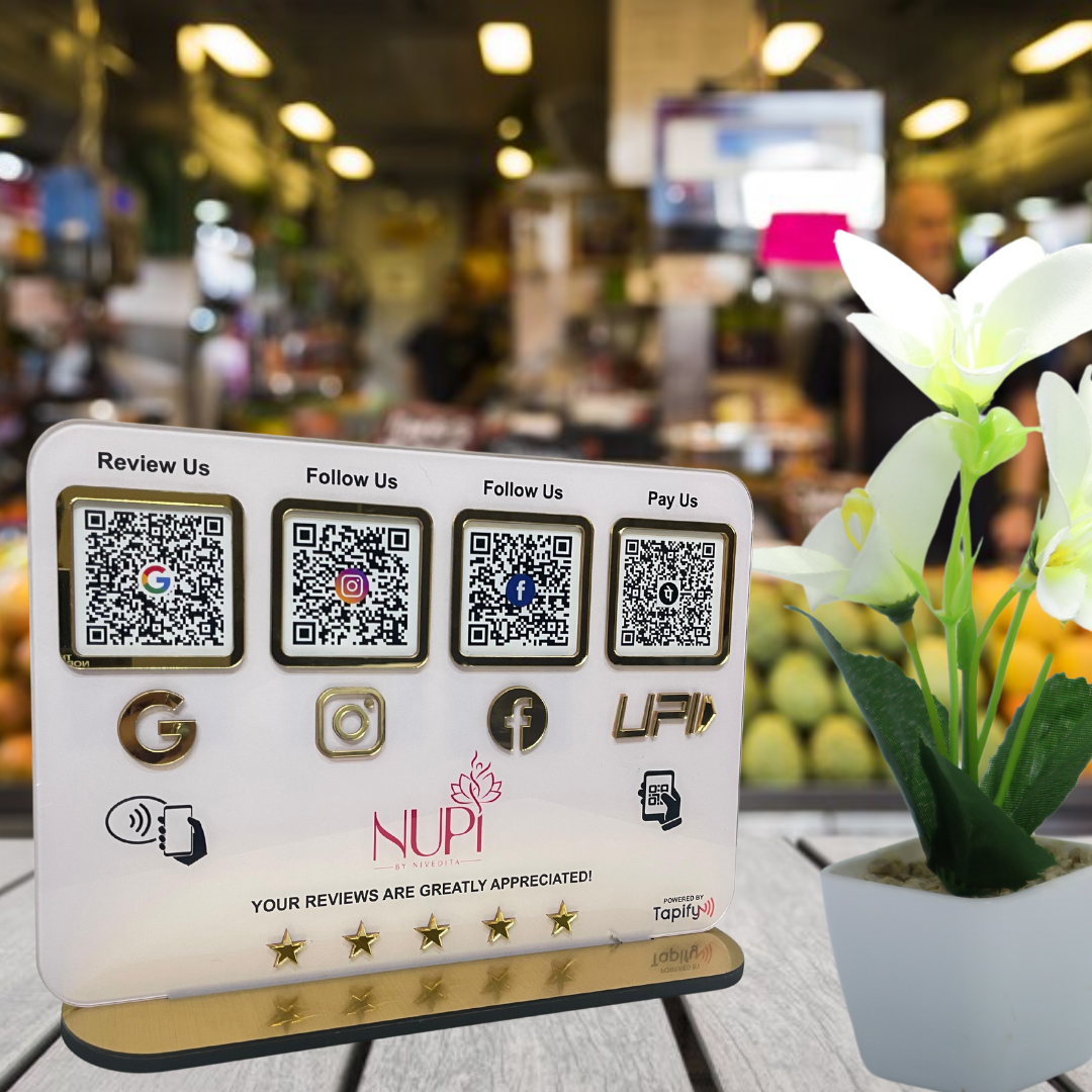 Smart NFC 4-in-1 Table Top Standee - Icon Edition