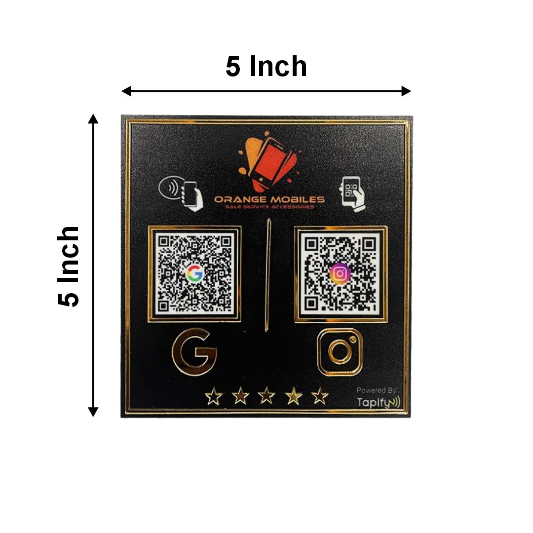 Smart NFC 2-in-1 Plate | Stick To Any Surface | Without Stand