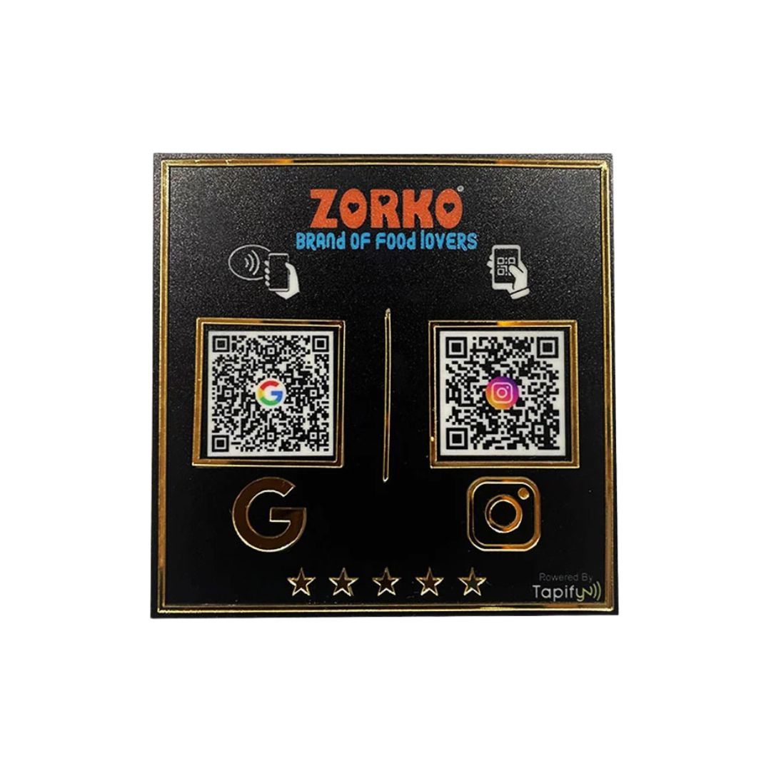 Smart NFC 2-in-1 Plate | Stick To Any Surface | Without Stand