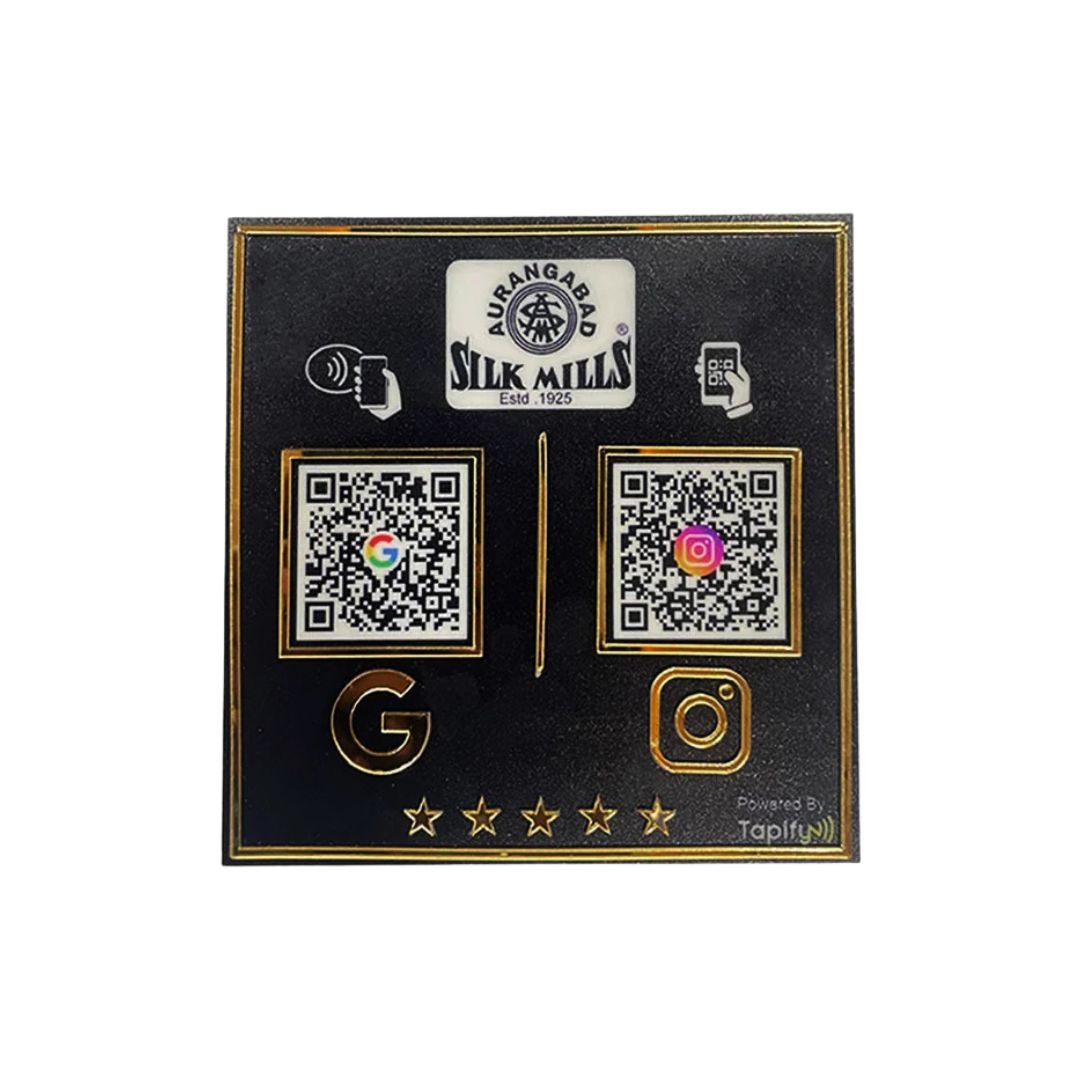 Smart NFC 2-in-1 Plate | Stick To Any Surface | Without Stand