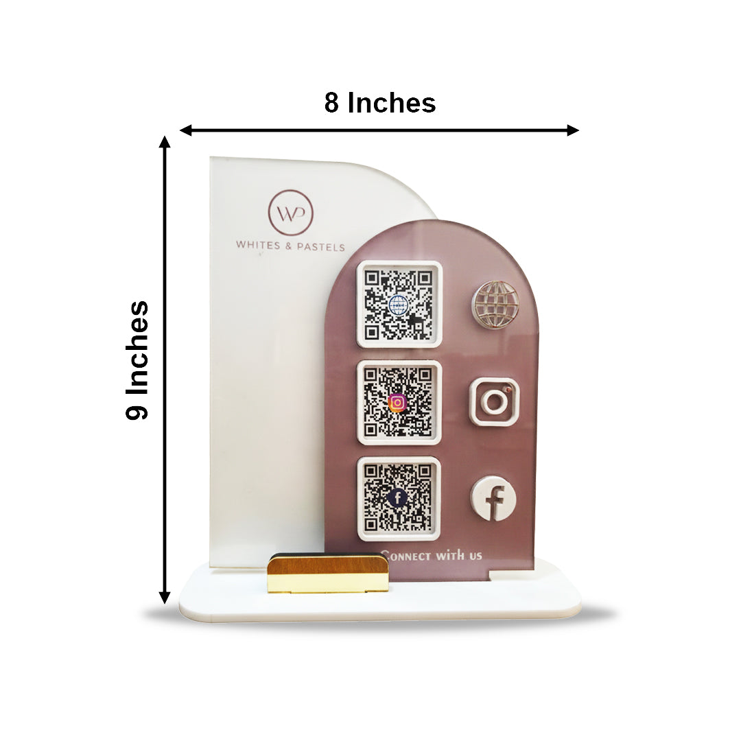 Premium Arch Shaped Smart NFC 3-in-1 in Cutout ( With card Holder )