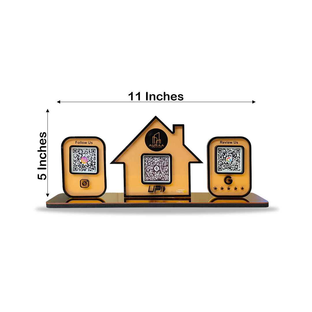 SmartHome Standee Shaped -Smart NFC 3-in-1 Tabletop Standee