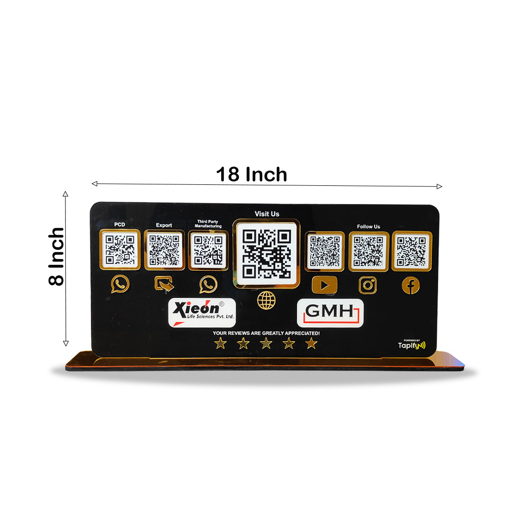 Smart NFC 7-in-1 Table Top Standee