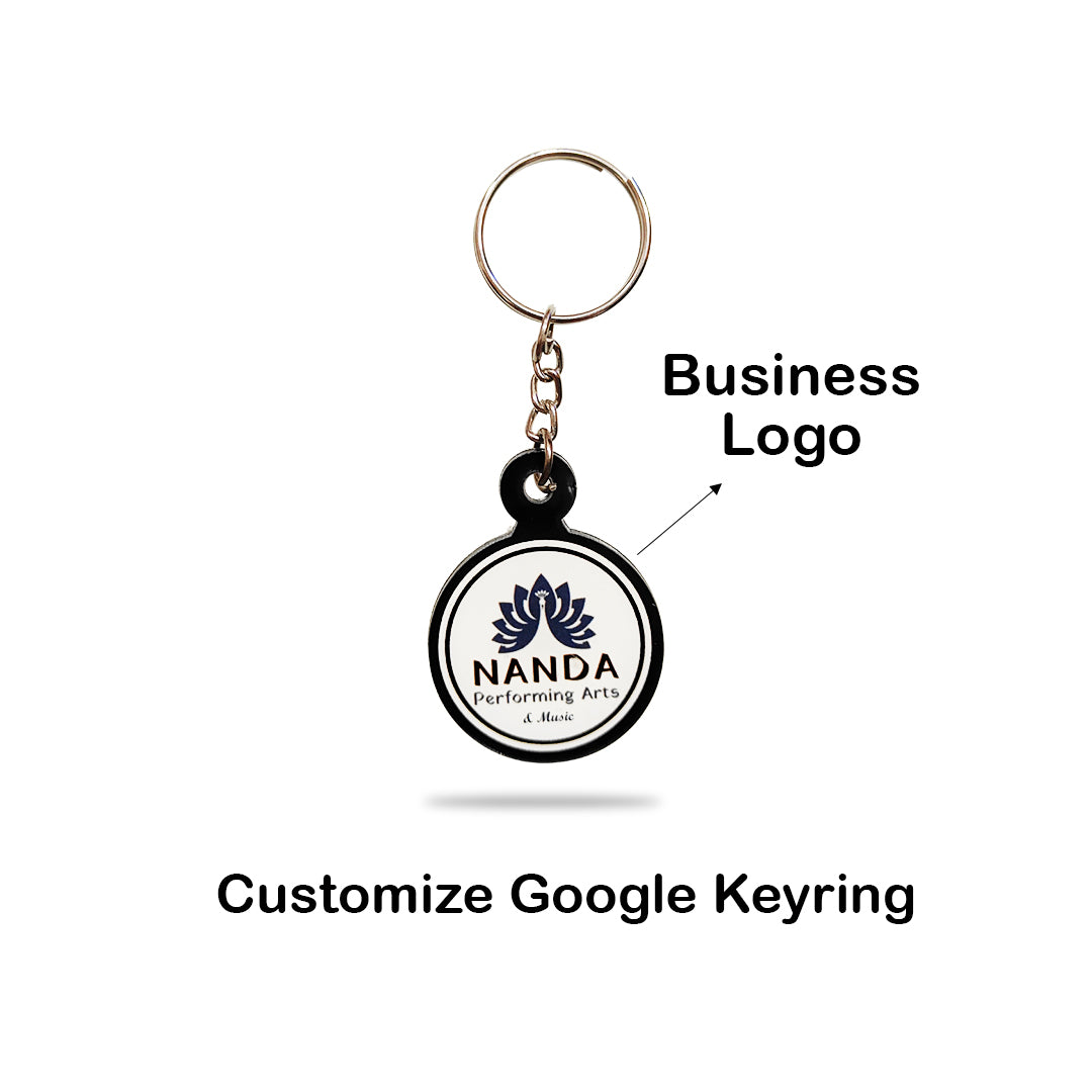 Customize Smart NFC Google Review Keyring - with QR Code