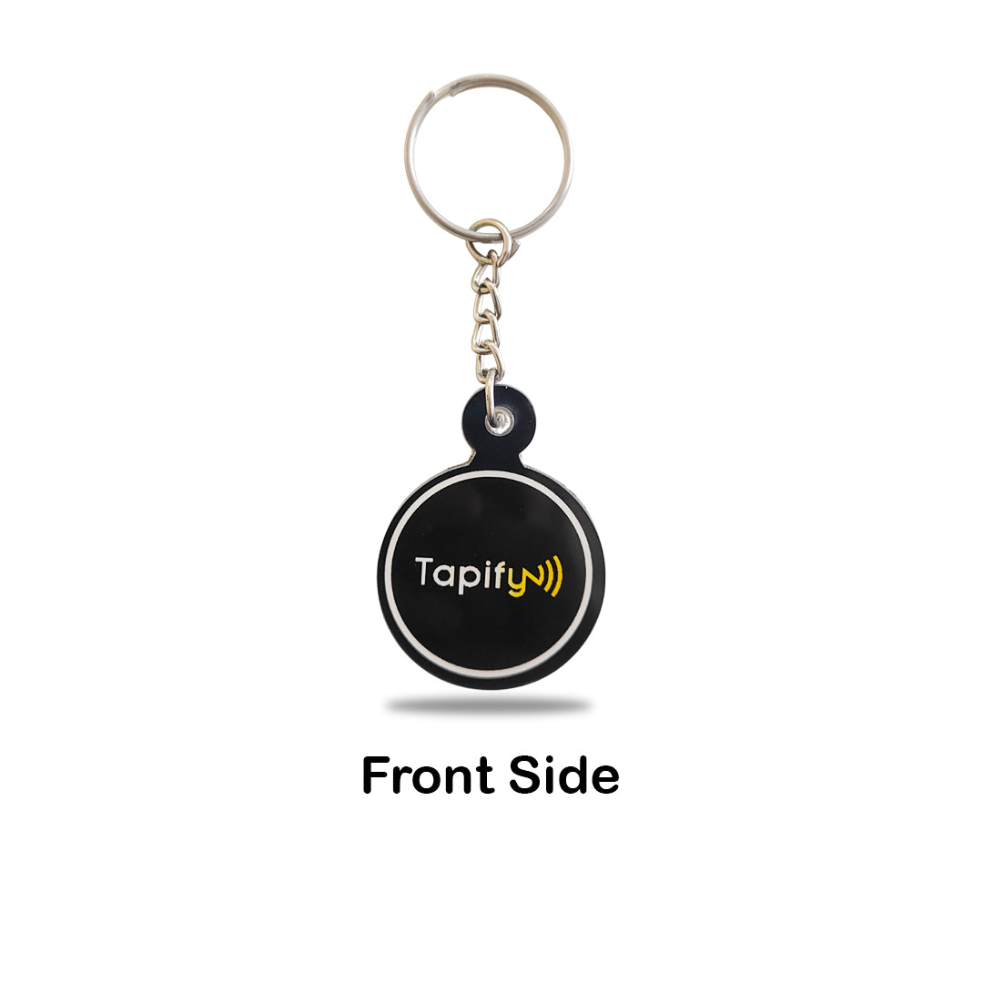 Smart NFC All in one Keyring - with QR Code(Fixed Design, Your Link Added )
