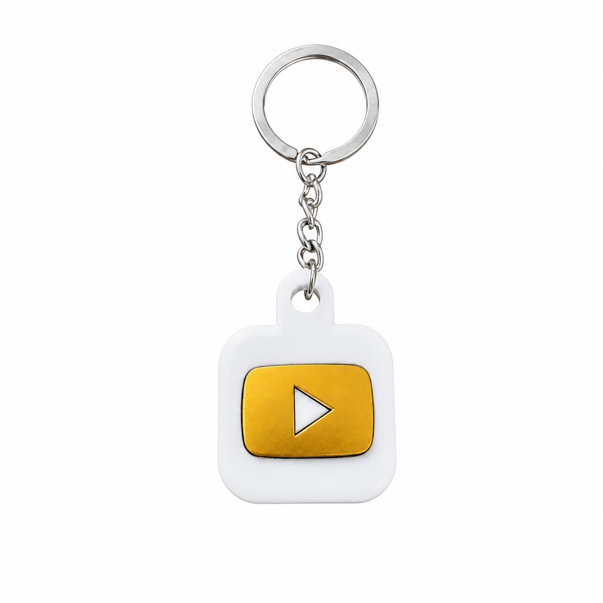 Smart NFC YouTube Keyring - without QR Code(Fixed Design, Your Link Added ) - Acrylic Logo
