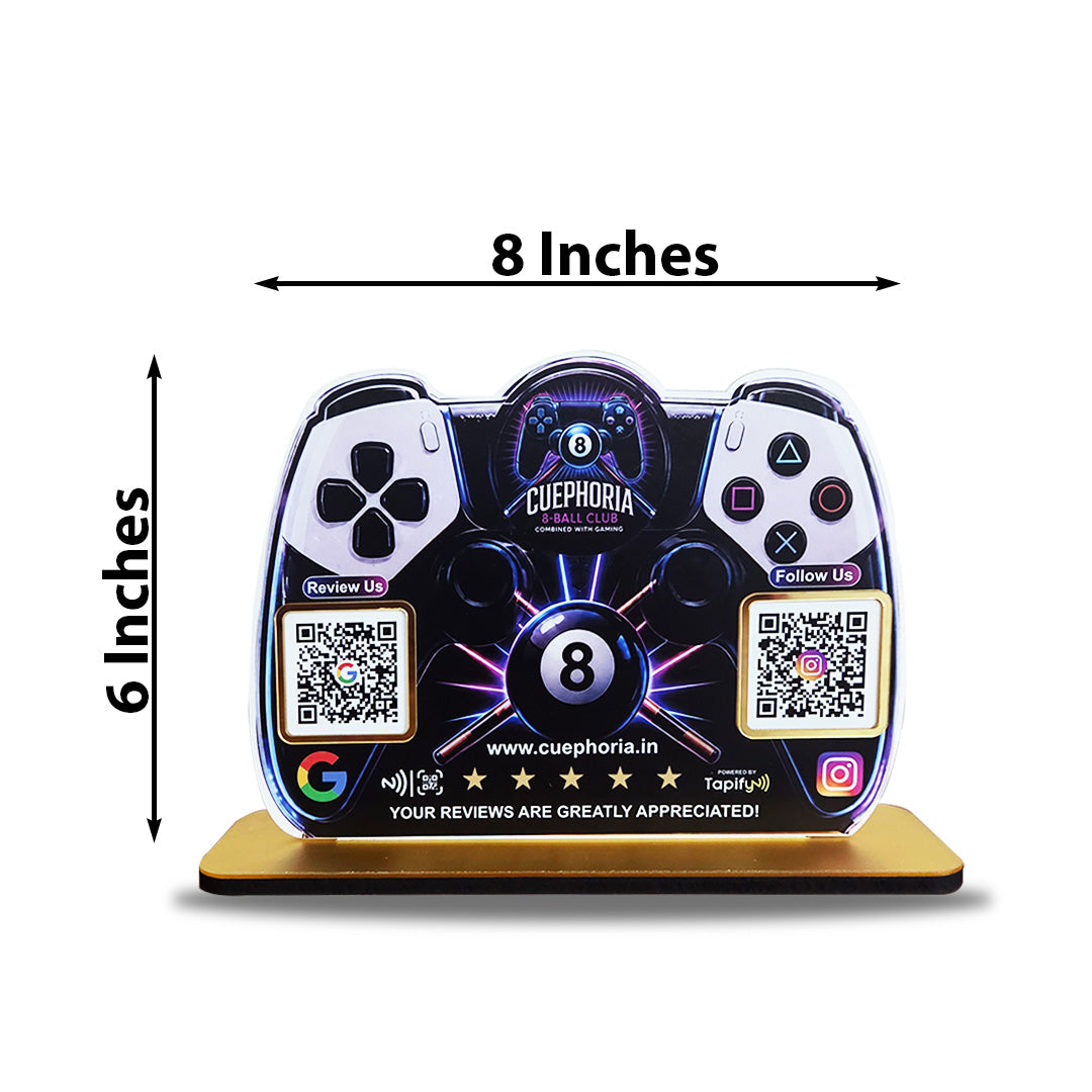 Game Controller Shaped Smart NFC 2-in-1 Table Top Standee - II