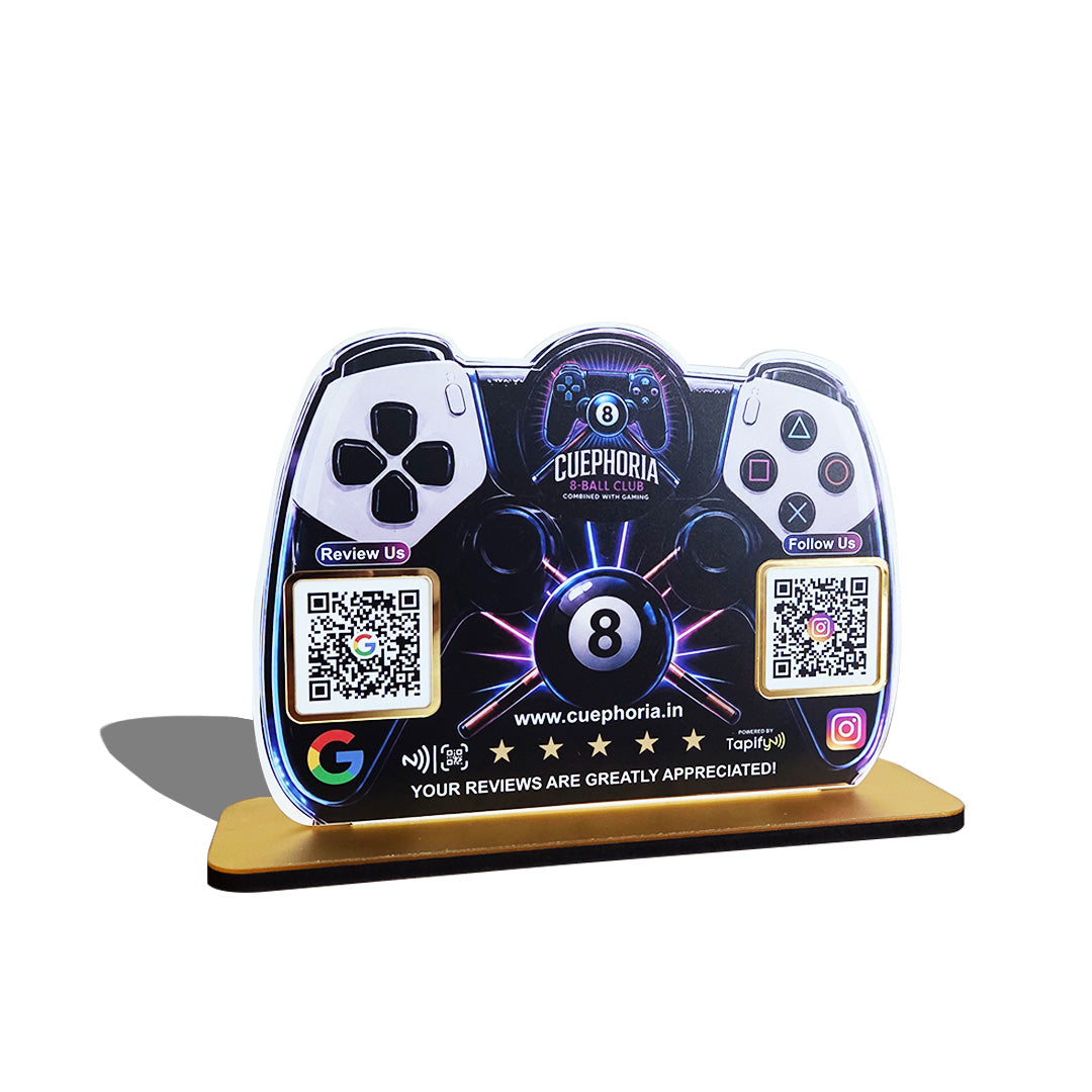 Game Controller Shaped Smart NFC 2-in-1 Table Top Standee - II