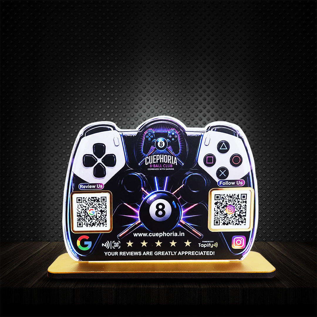 Game Controller Shaped Smart NFC 2-in-1 Table Top Standee - II